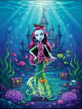 2015 Monster High Great Scarrier Reef Down Under Ghouls Posea Reef Doll